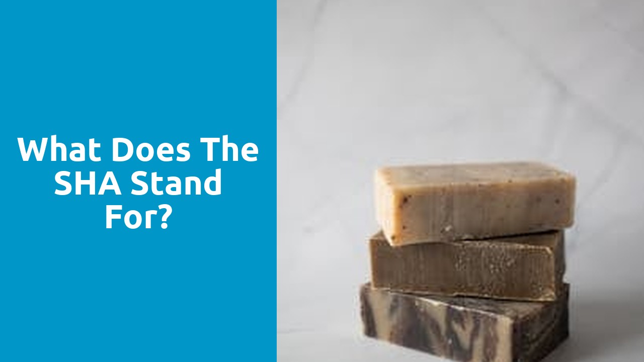 What does the SHA stand for?